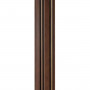Рейка декоративная PS 2900х117х12мм Темный орех с золотом SW-00002131- SW-00002131