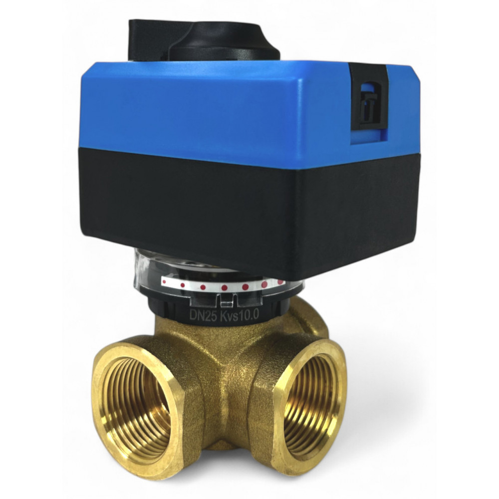 293451 Комплект 3-ходовий змішувальний клапан RMV DN20 Rp3/4" Tervix + Привід - контролер постійної 293451