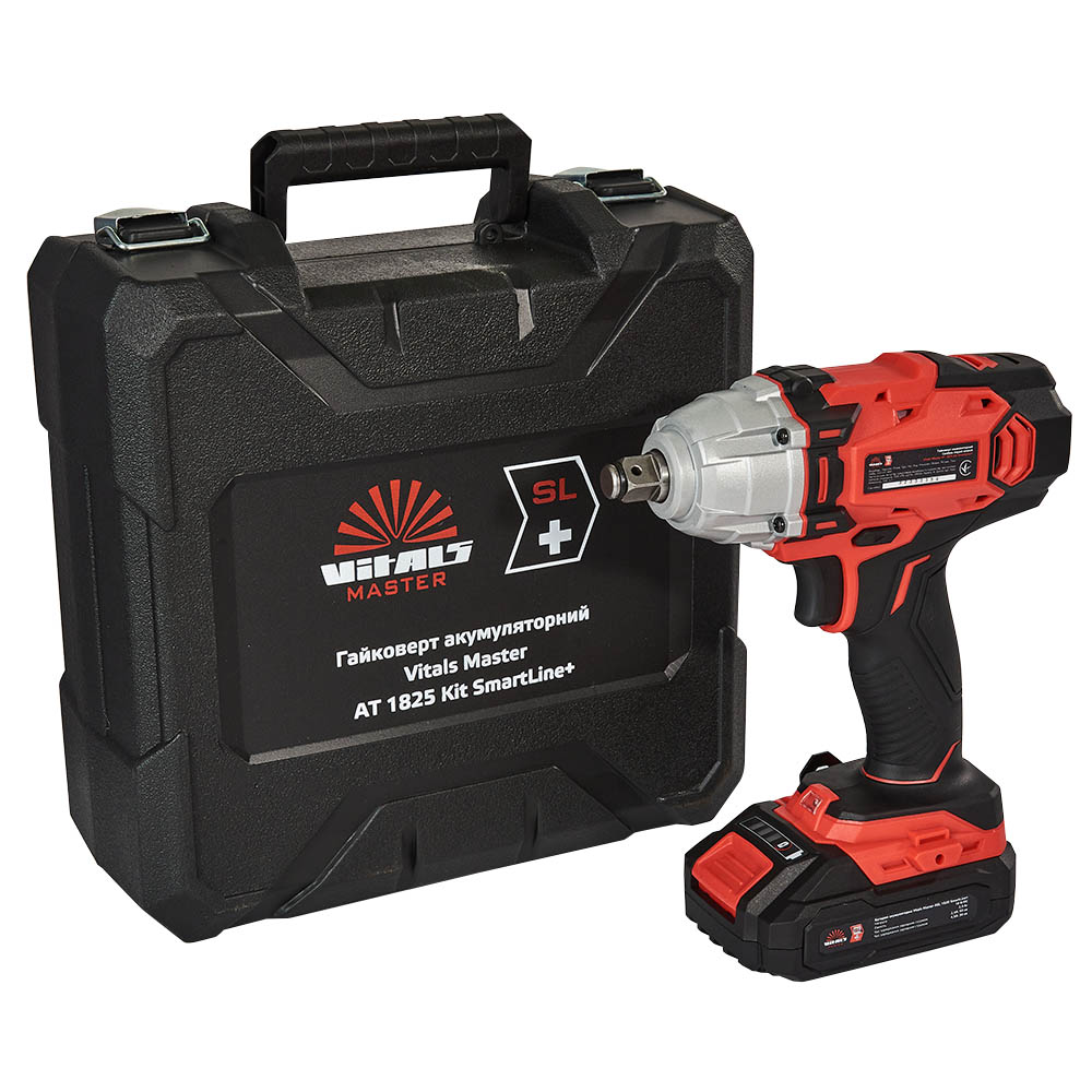 Гайкокрут акумуляторний Vitals Master AT 1825 Kit SmartLine+ 000184448