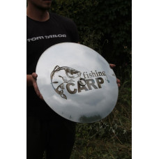 Лазерне гравіювання на кришку з неіржавкої сталі 50 см