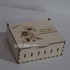 Копилка для денег с вашей гравировкой — Love is...