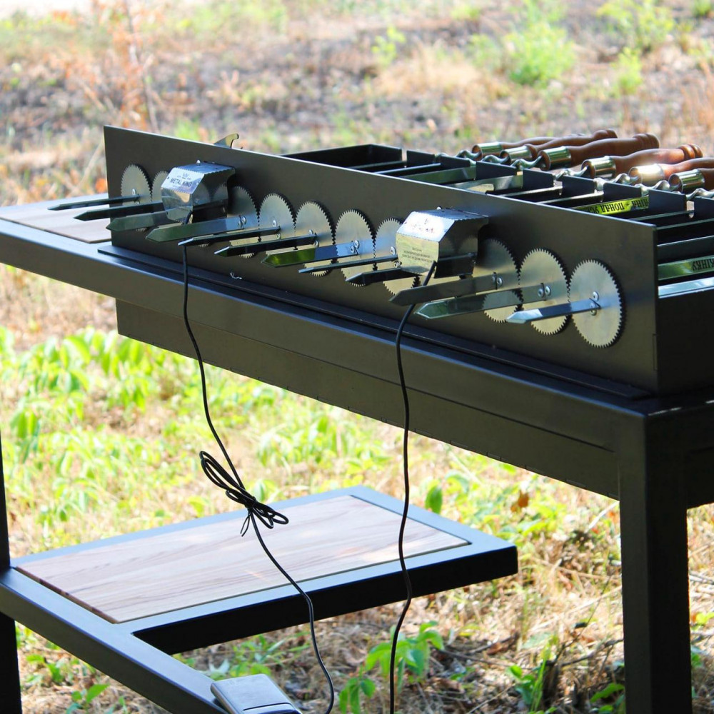 Автомангал Loft зі столиком і знімною жарівнею на 12 шампурів 2425829463