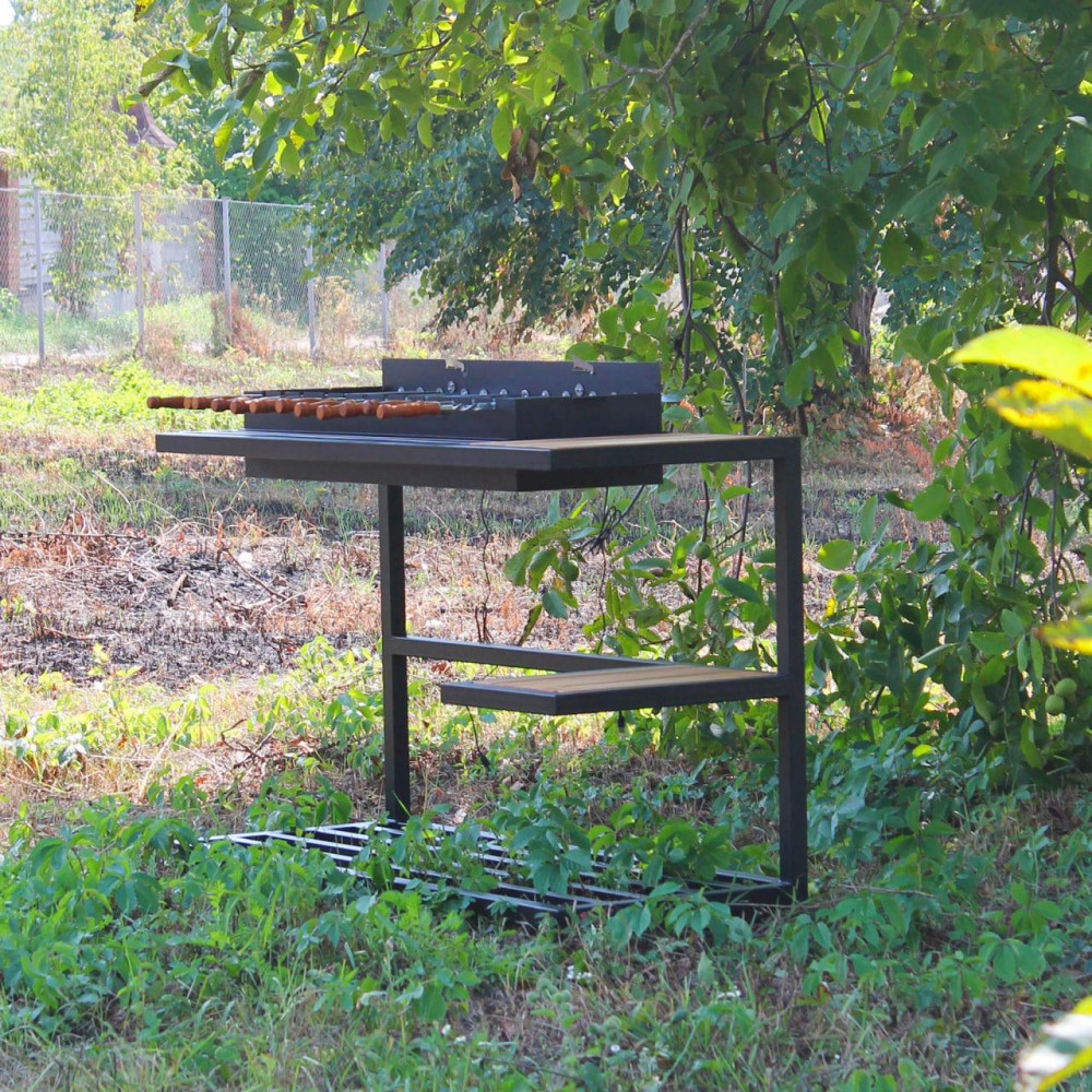 Автомангал Loft зі столиком і знімною жарівнею на 12 шампурів 2425829463