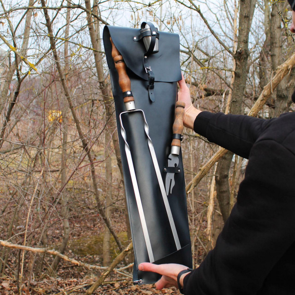 Набір в ексклюзивному шкіряному чорному чохлі - Похідний 2425829553