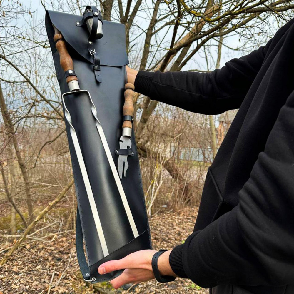 Набір в ексклюзивному шкіряному чорному чохлі - Похідний 2425829553