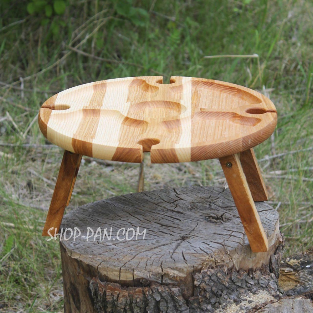 Менажниця з дуба, Столик для вина та закусок 2425823626