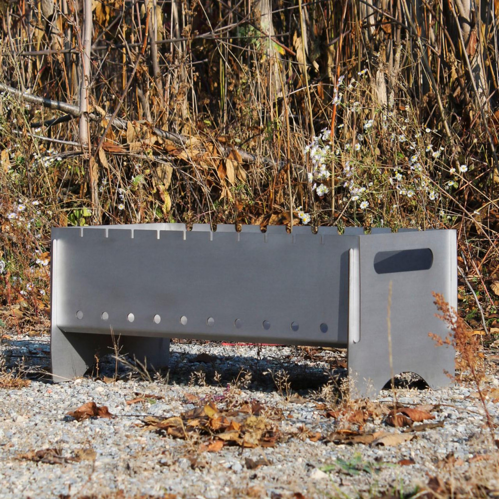 Мангал "Південний" з нержавіючої сталі на 10 шампурів. 2425825650