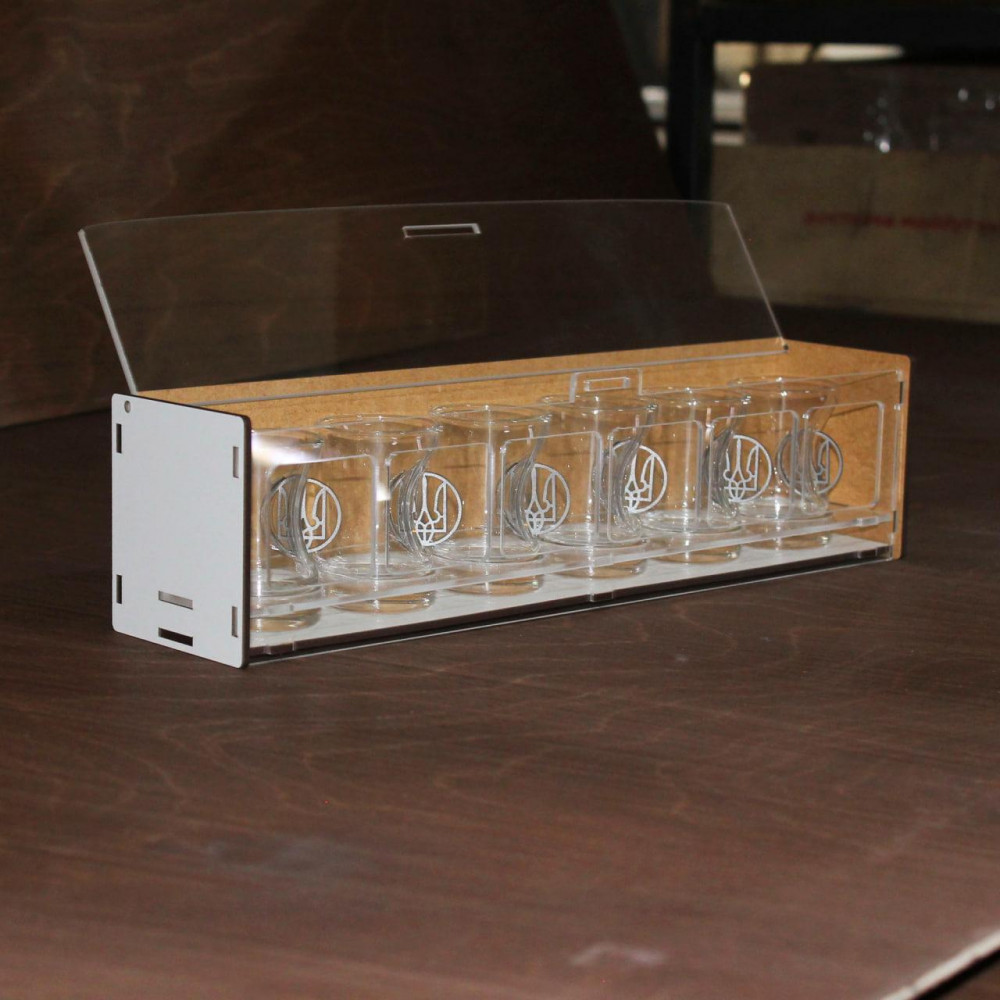 Набір ексклюзивних чарок у подарунковій коробці 2803511953