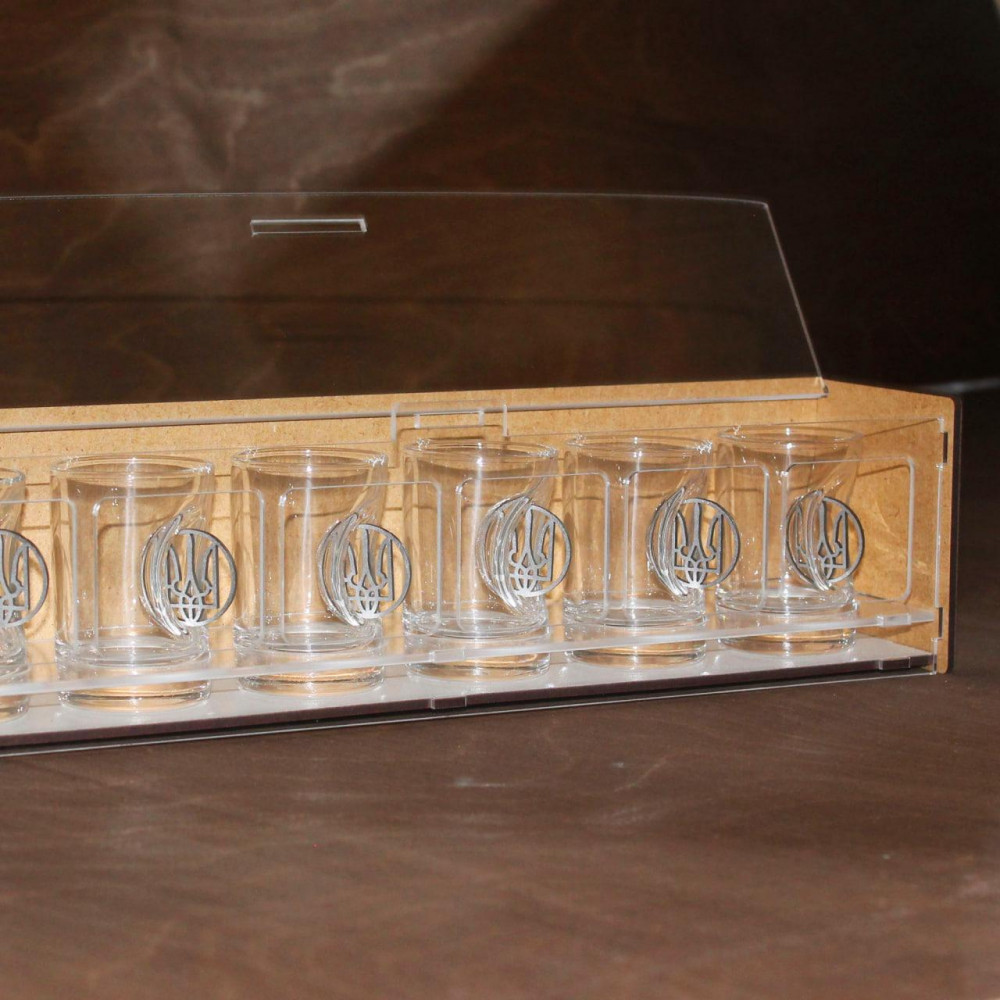 Набір ексклюзивних чарок у подарунковій коробці 2803511953