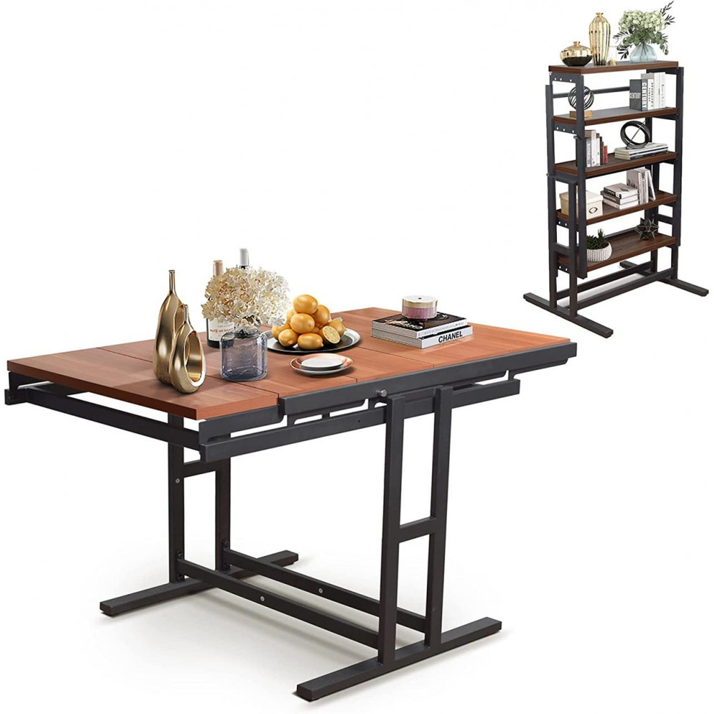 Стіл-стелаж трансформер, горіх 2828763767