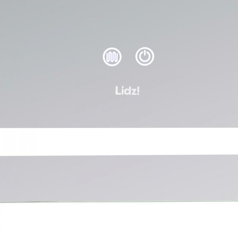 Дзеркало Lidz Kubis (KU2) 700х500 з LED-підсвічуванням Touch, з антизапотіванням, з димером, рег. яскравості LD78LF90448486 SD00054610