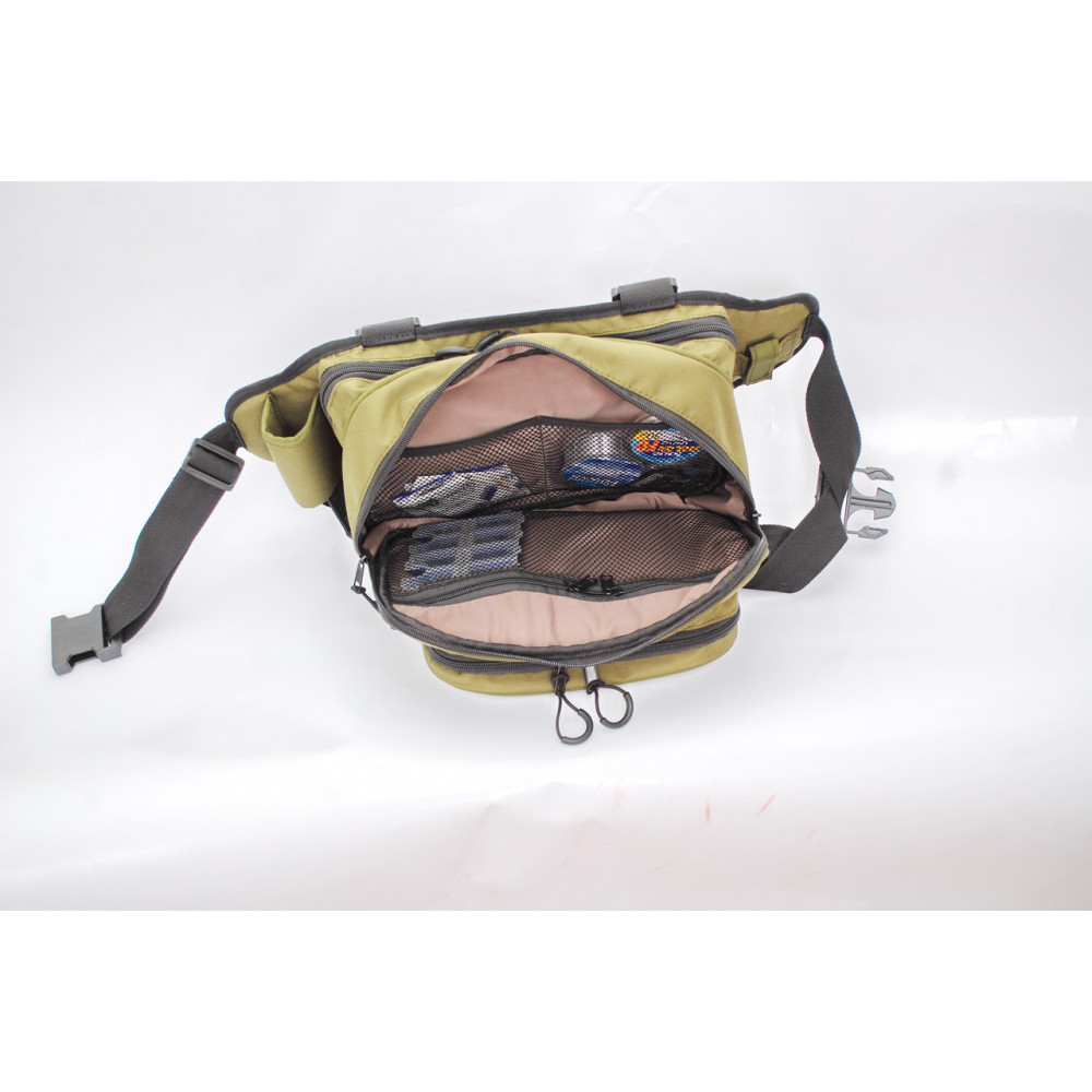 Сумка спінінгіста поясна + плече, посилена, непромокальна ГОРИЗОНТ- 7