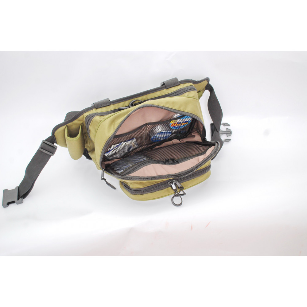 Сумка спінінгіста поясна + плече, посилена, непромокальна ГОРИЗОНТ- 7