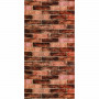 R179-2-3 Панель стеновая в рулоне 3D 700мм*3,08м*2мм BROWN (кирпич) (D) SW-00002537 SW-00002537