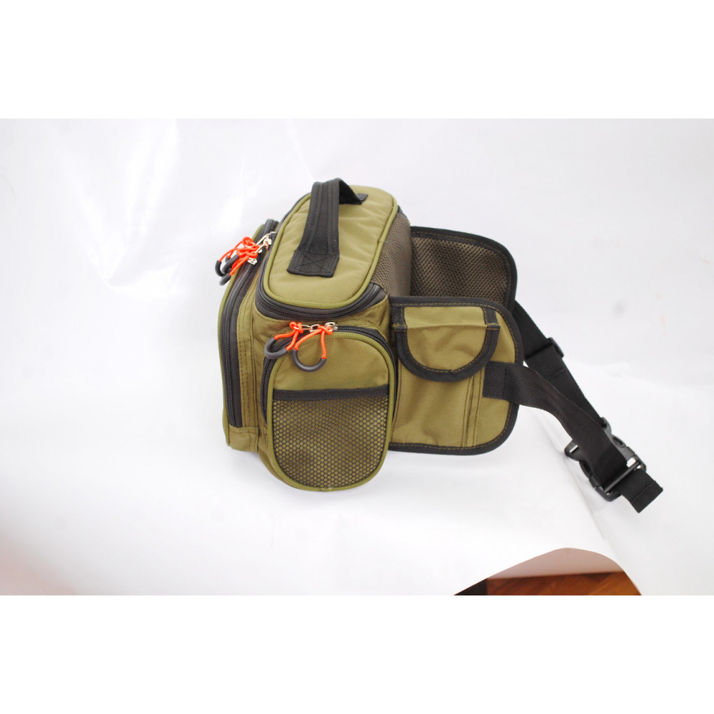 Сумка спінінгіста поясна + плече, посилена, непромокальна ГОРИЗОНТ- 9