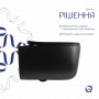 Унітаз підвісний Qtap Gemini Ultra Quiet 485×340×350 мм, Matt Black, з сидінням Slim Duroplast / Soft-close / Quick Release QTGEM28BLM50505 SD00056629