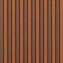 Рейка декоративная PS 2900х118х12мм Теплый каштан SW-00001753 SW-00001753