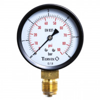 355312 манометр Tervix Pro Line 80 0-6 барів 1/2" радий.