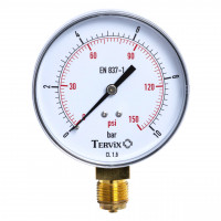 355414 манометр Tervix Pro Line 100 0-16 барів 1/2" радий.