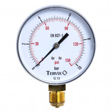 355414 манометр Tervix Pro Line 100 0-16 барів 1/2" радий.