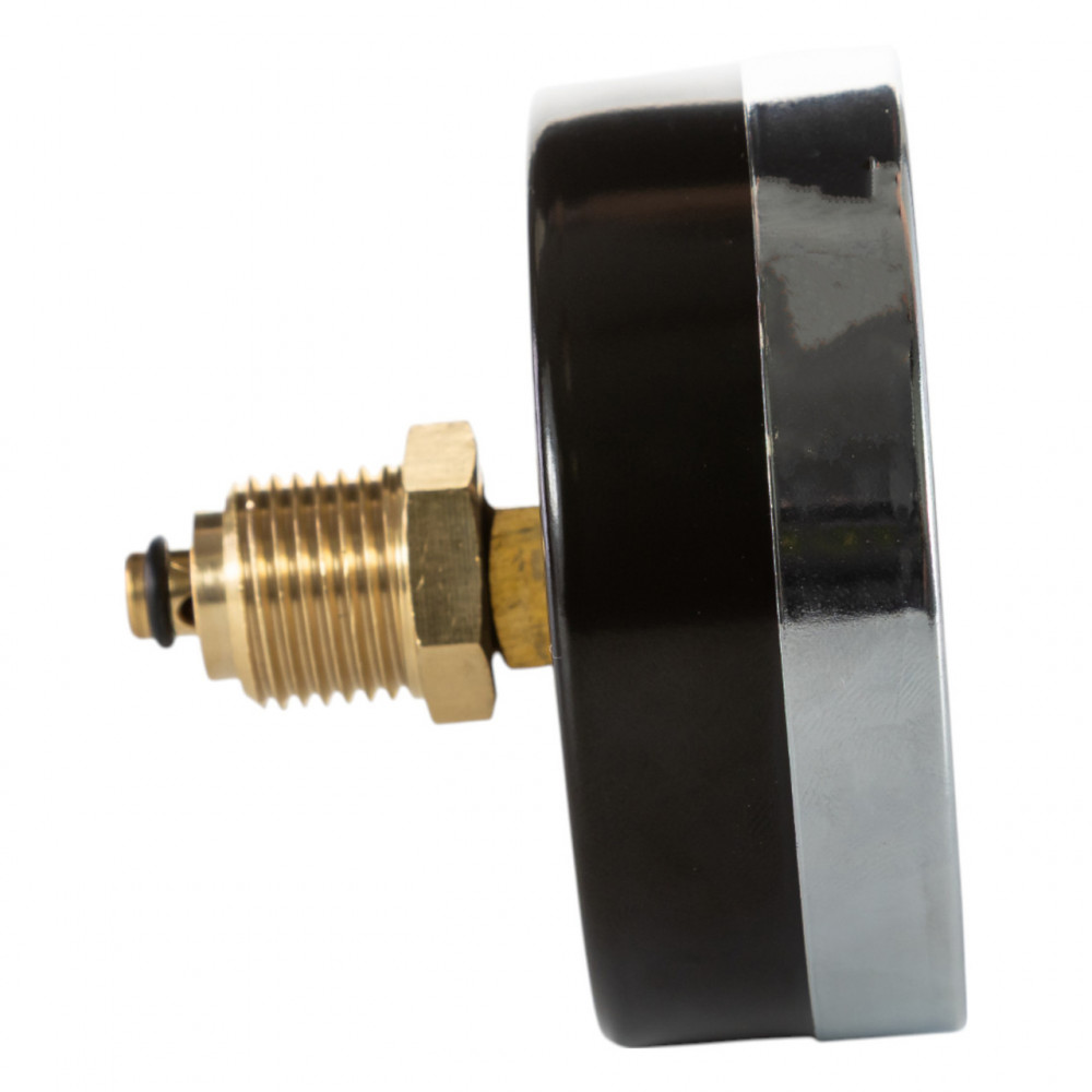 357816 термоманометр Tervix Pro Line 80/0-4 бар, 0-120 С аксіальний, з монтажним клапаном 1/2" 357816