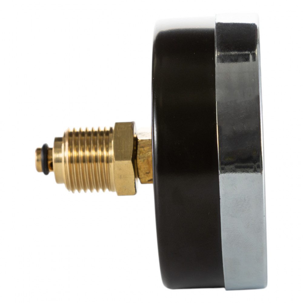 357817 термоманометр Tervix Pro Line 80/0-6 бар, 0-120 С аксіальний, з монтажним клапаном 1/2" 357817