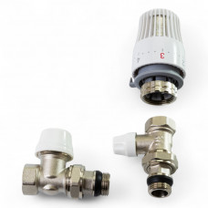 371212 Комплект для підключення радіатора з термоголовкою (кутовий) Tervix Pro Line Radiator Set 2