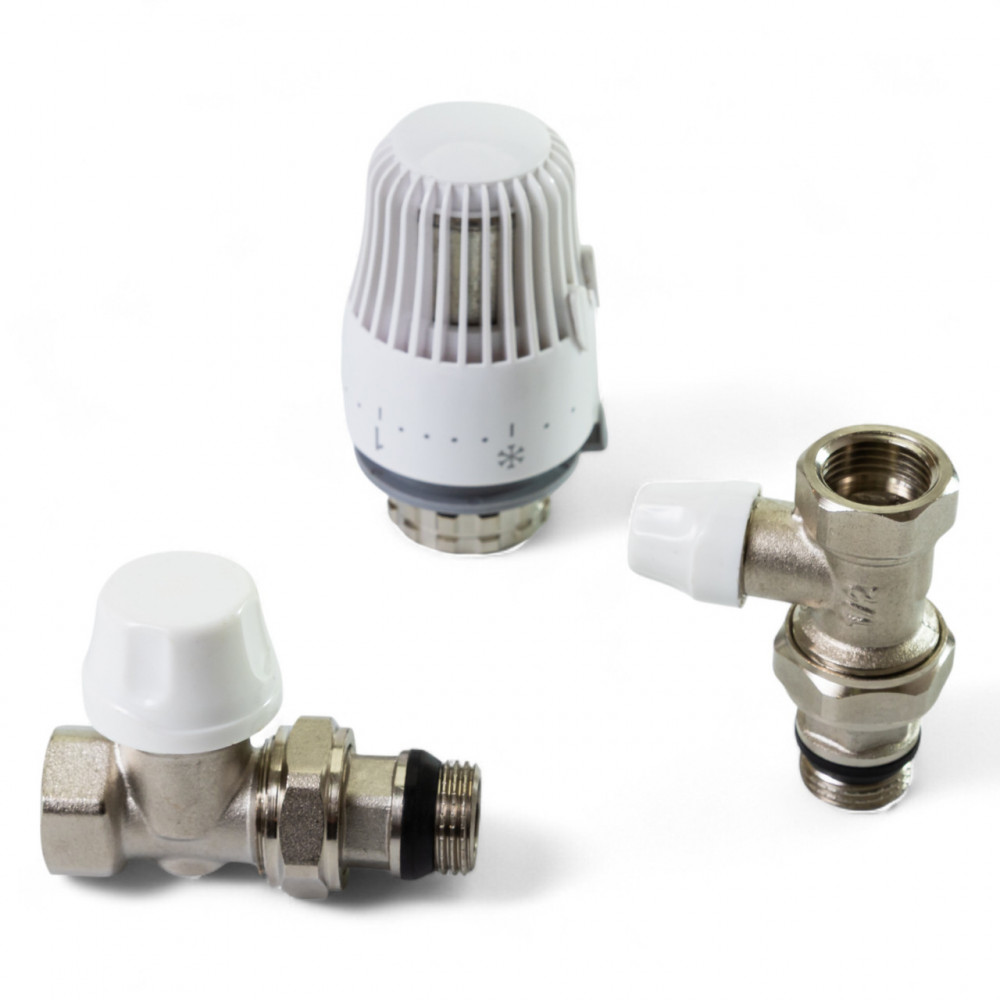 371212 Комплект для підключення радіатора з термоголовкою (кутовий) Tervix Pro Line Radiator Set 2 371212