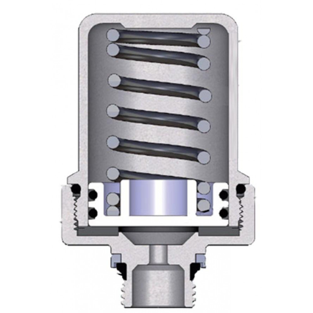 384012 Компенсатор гідроудару 1/2", 10 барів, латунь, Tervix Pro Line WD 384012