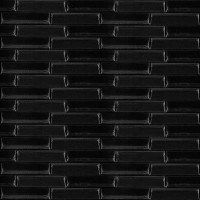 3D панель самоклеющаяся кладка 700х770х7мм Черная (038) SW-00000303
