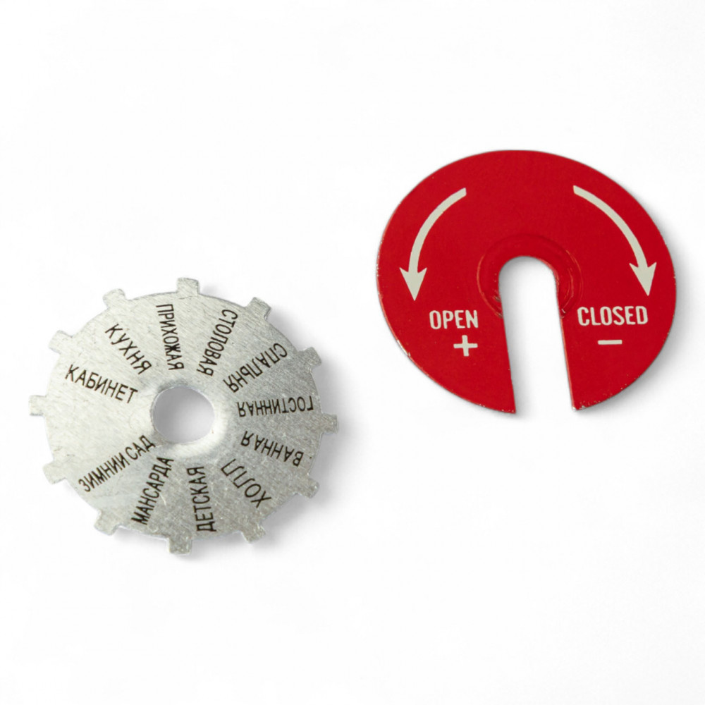 393012 Розподільча гребінка з регулюючими вентилями 3 контури 3/4''x1/2", латунь, Tervix Pro Line WD 393012