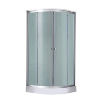 Душовий бокс Lidz Tani SB100x100.SAT.LOW.FR, скло Frost 4 мм
