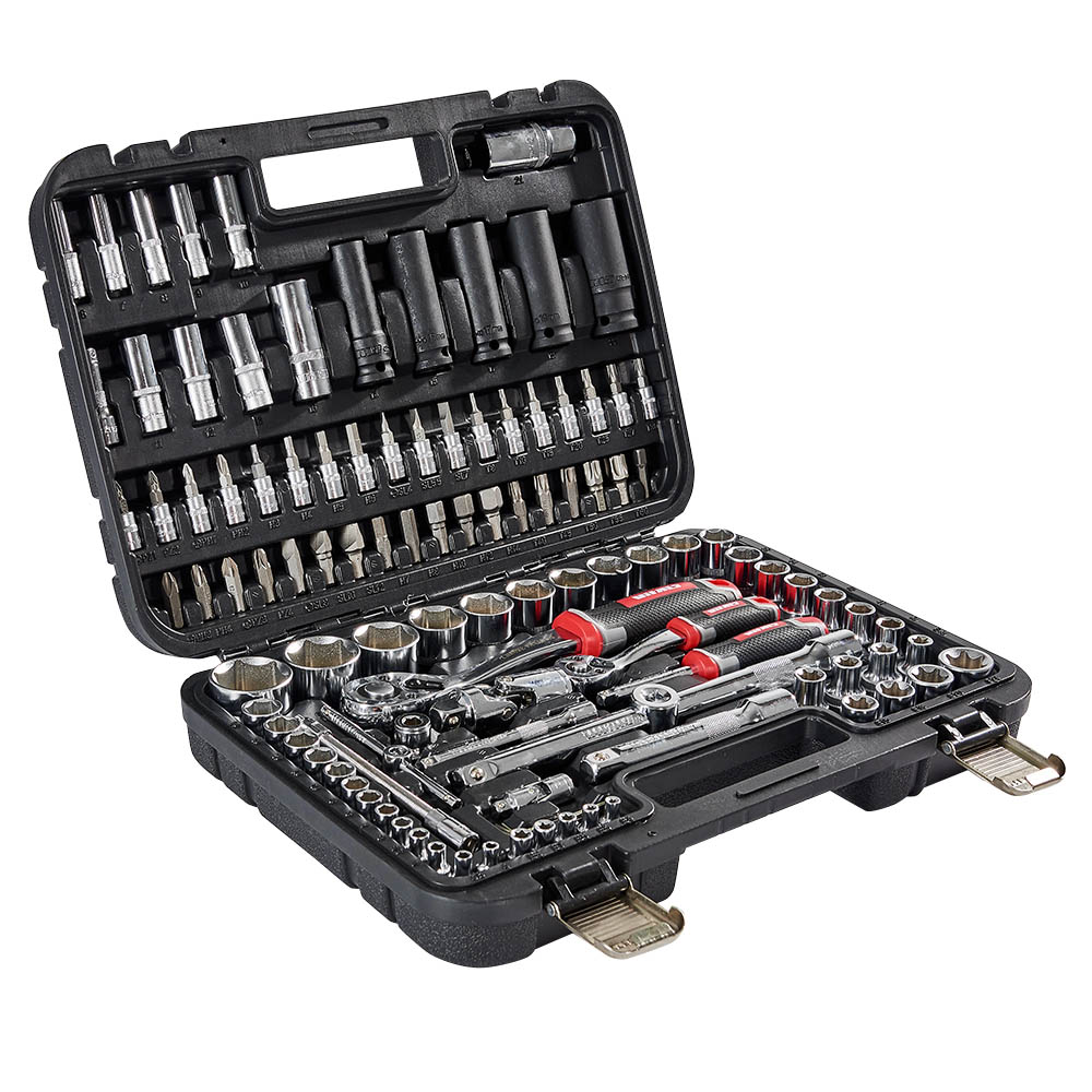 Набір головок торцевих 1/4″ та 1/2″ 111 предметів Vitals Master Impact + Superlock 000186169