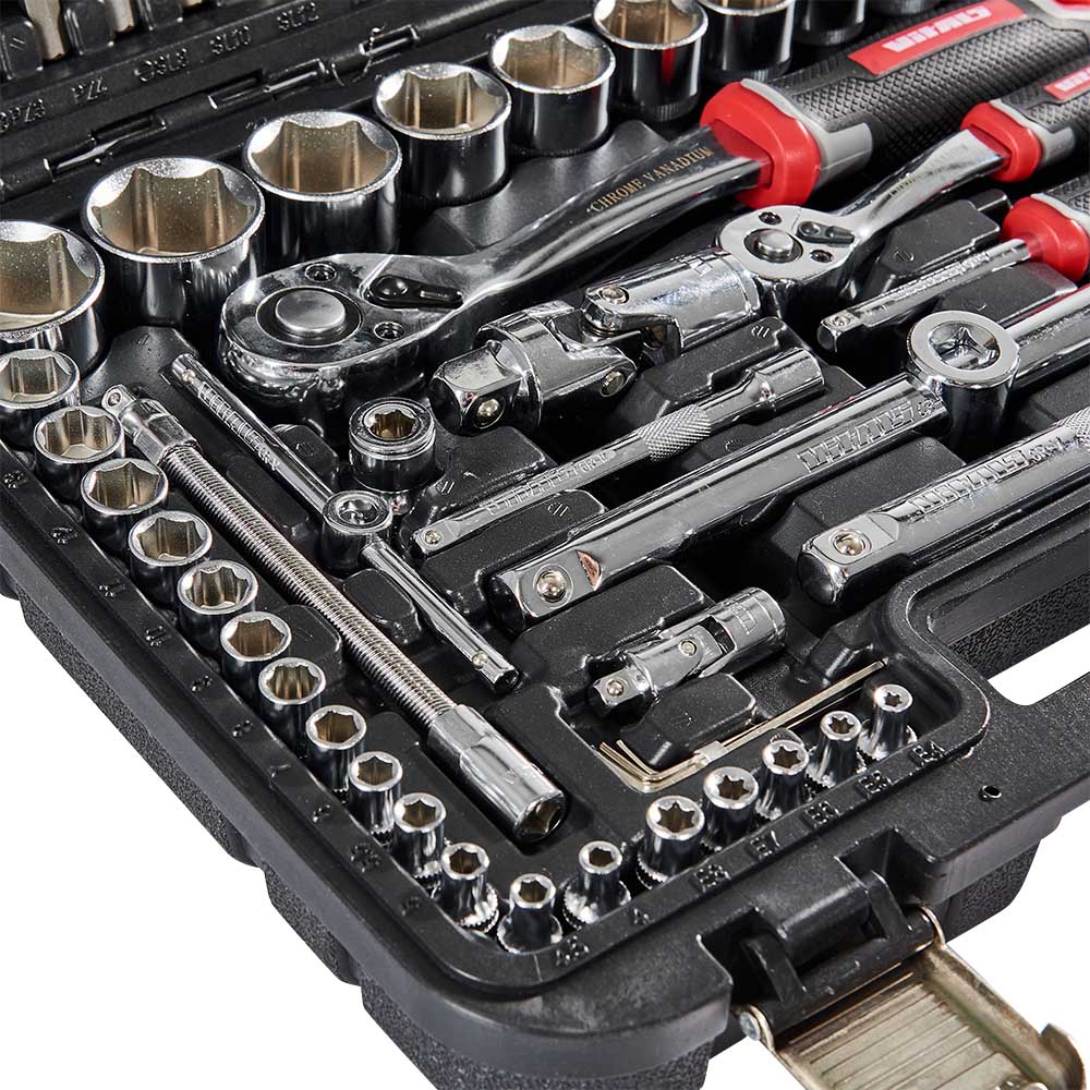 Набір головок торцевих 1/4″ та 1/2″ 111 предметів Vitals Master Impact + Superlock 000186169