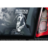 Коропово-блакитний кунхаунд (Bluetick Coonhound) стикер