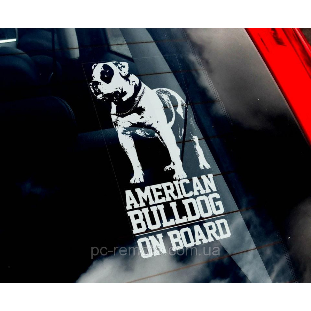Американський Бульдог (American Bulldog) стикер 2536580862