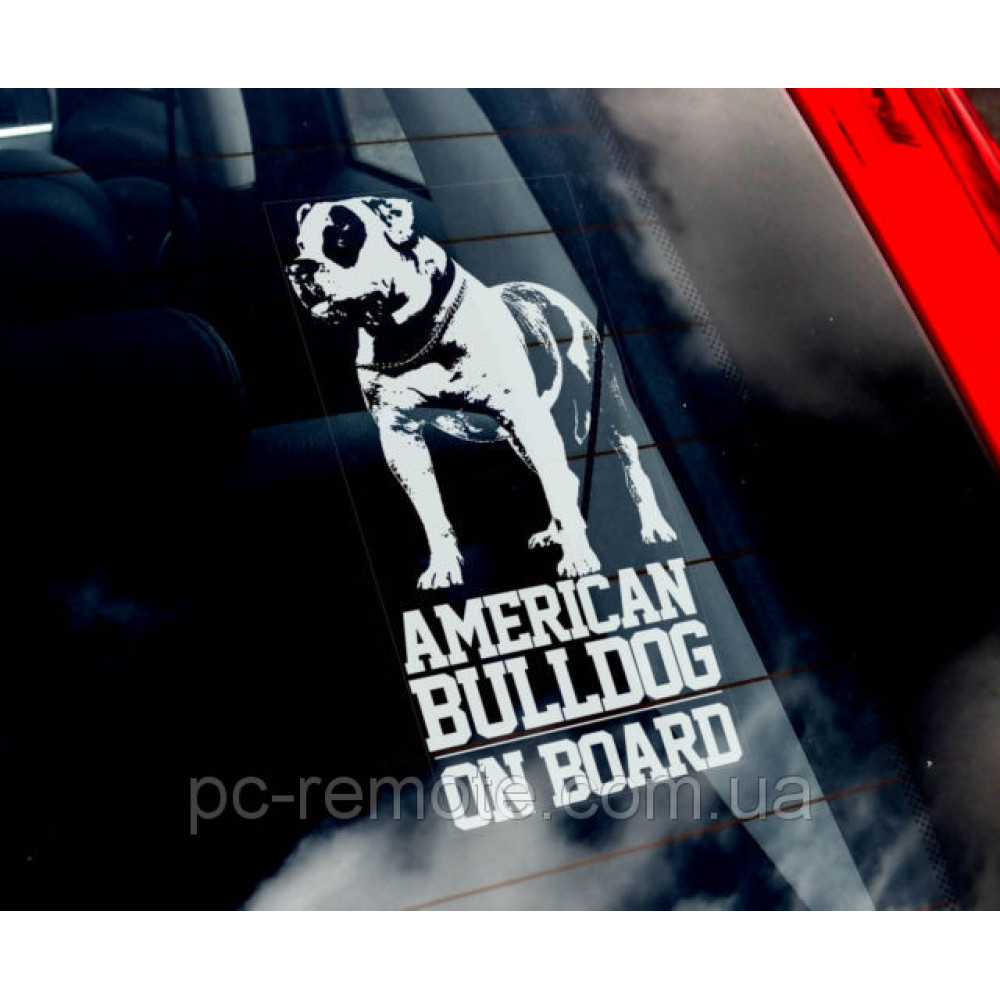 Американський Бульдог (American Bulldog) стикер 2536580862