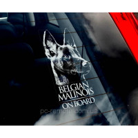 Бельгійський Малинуа (Бельгійська вівчарка) (Belgian Malinois) стикер