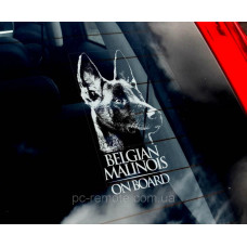 Бельгійський Малинуа (Бельгійська вівчарка) (Belgian Malinois) стикер