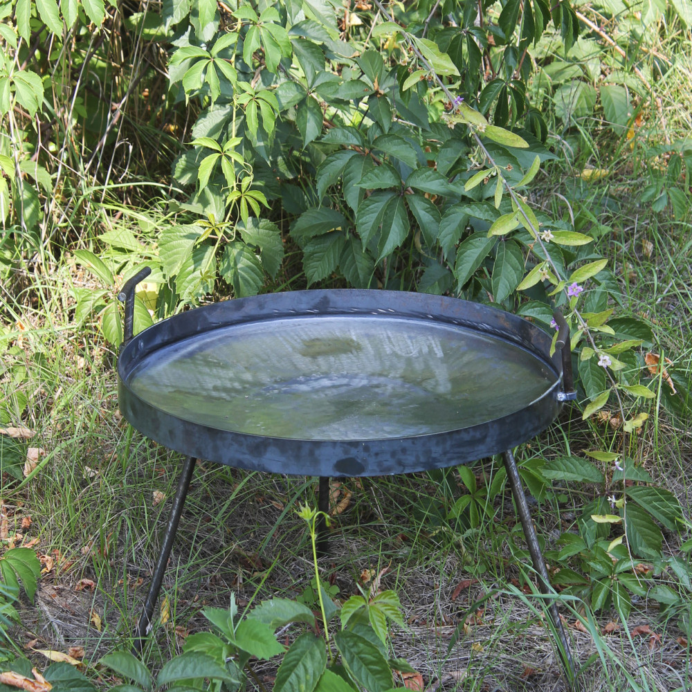 Сковорода з Б/У диска борони 40 см із бортом і кришкою в комплекті 2425824644