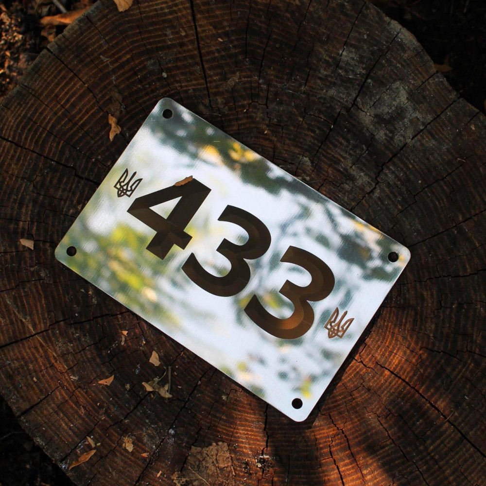 Металева табличка з лазерним гравіюванням 2425829464