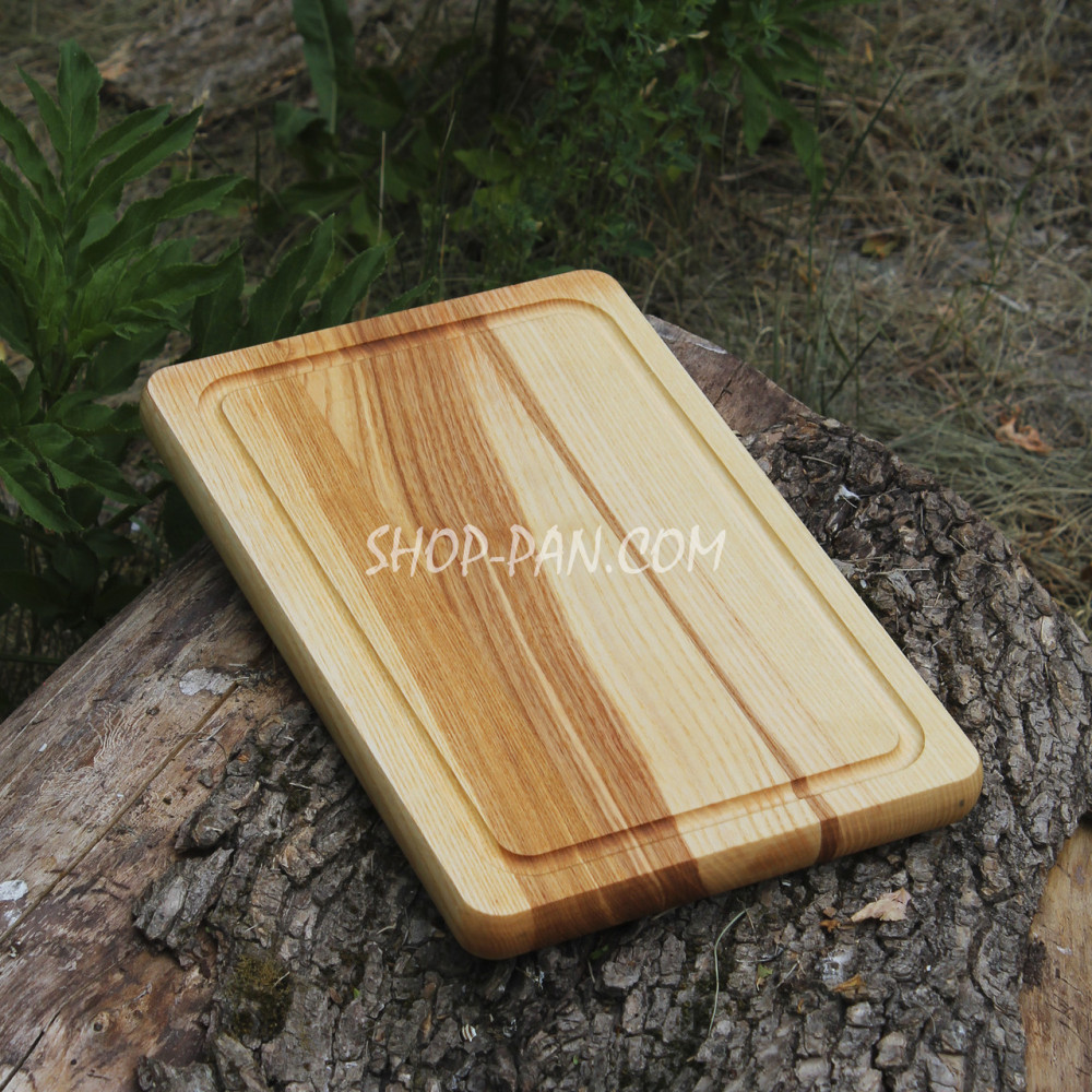 Менажниця дерев'яна 20x25 см, прямокутна, на 3 секції, двостороння, 2 2425824557