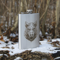 Фляга з індивідуальним гравіюванням — Хряк