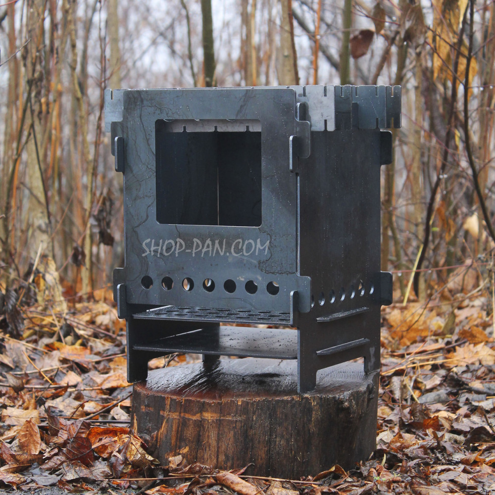 Разборная походная печь - Щепочница 3 мм средняя 2425824737