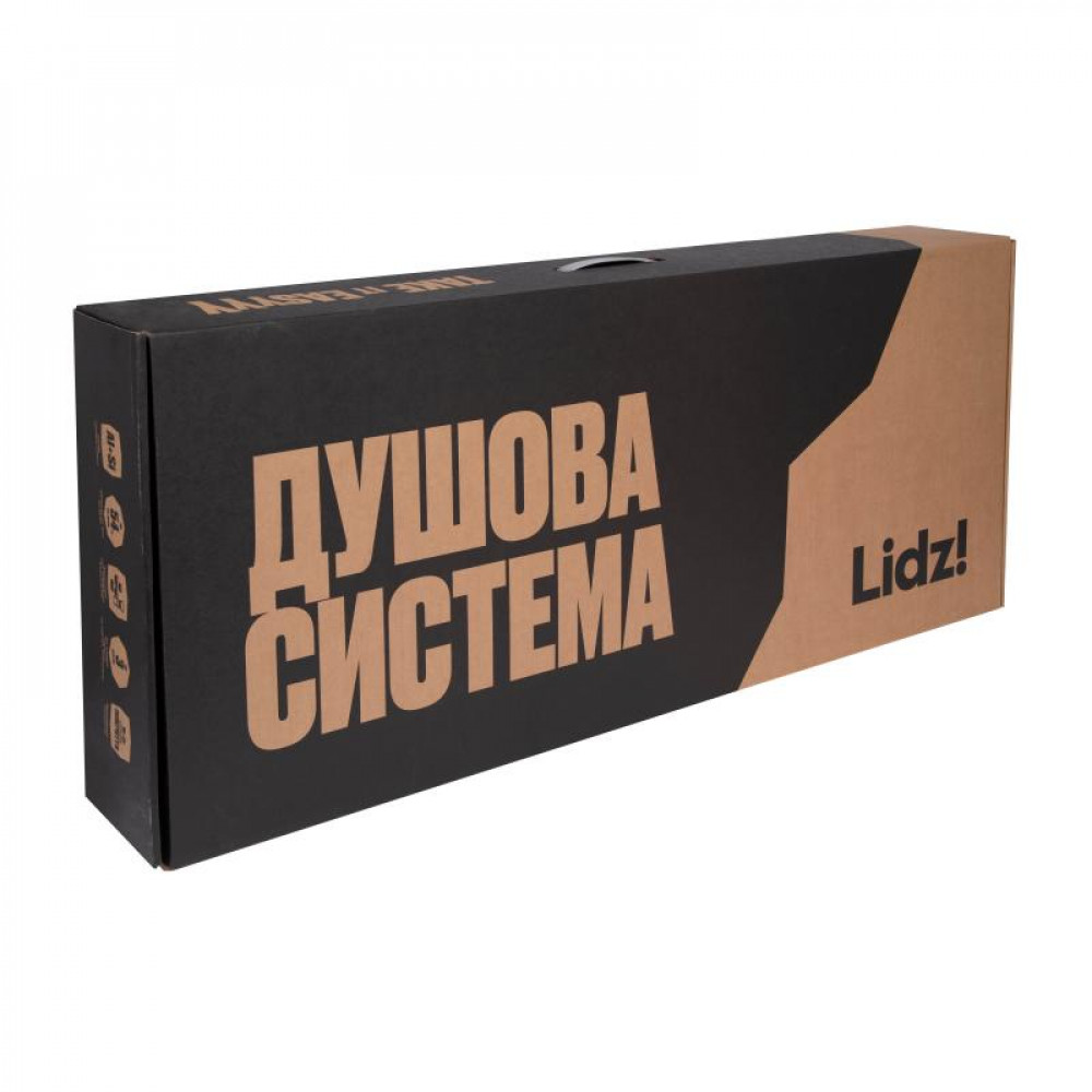 Душова система універсальна Lidz Latwa 1031 на три споживача (з виливом) (k35) Chrome LDLAT1031CRM48993 SD00055117