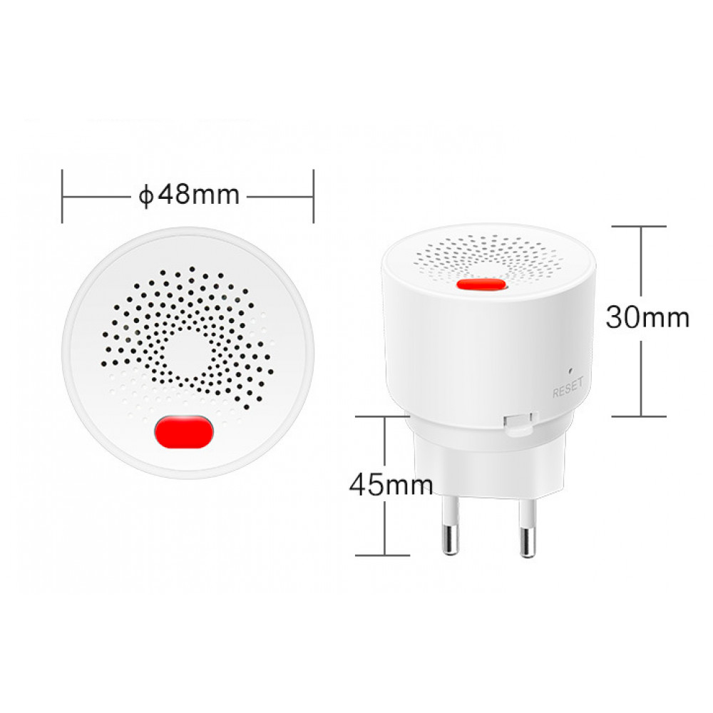 417122 Беспроводной датчик утечки природного газа Tervix Pro Line ZigBee GAS Sensor V2 417122
