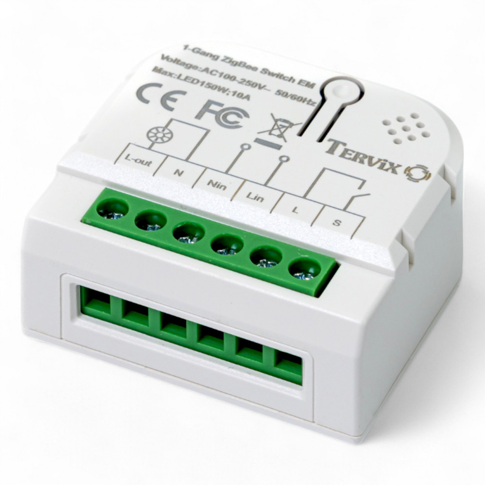 432121 Розумний вимикач Tervix Pro Line ZigBee Switch (1 клавіша / розетка) 432121