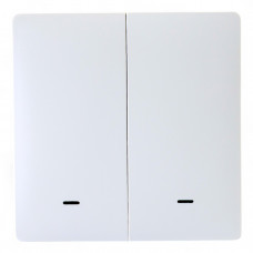 433021 Розумна клавішна кнопка-вимикач Tervix Pro Line ZigBee Push Button (2 клавіші), на батар.