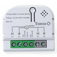 437121 Розумний модуль для керував ролетами/карнизами Tervix ZigBee Roller Blind/Curtain Controller