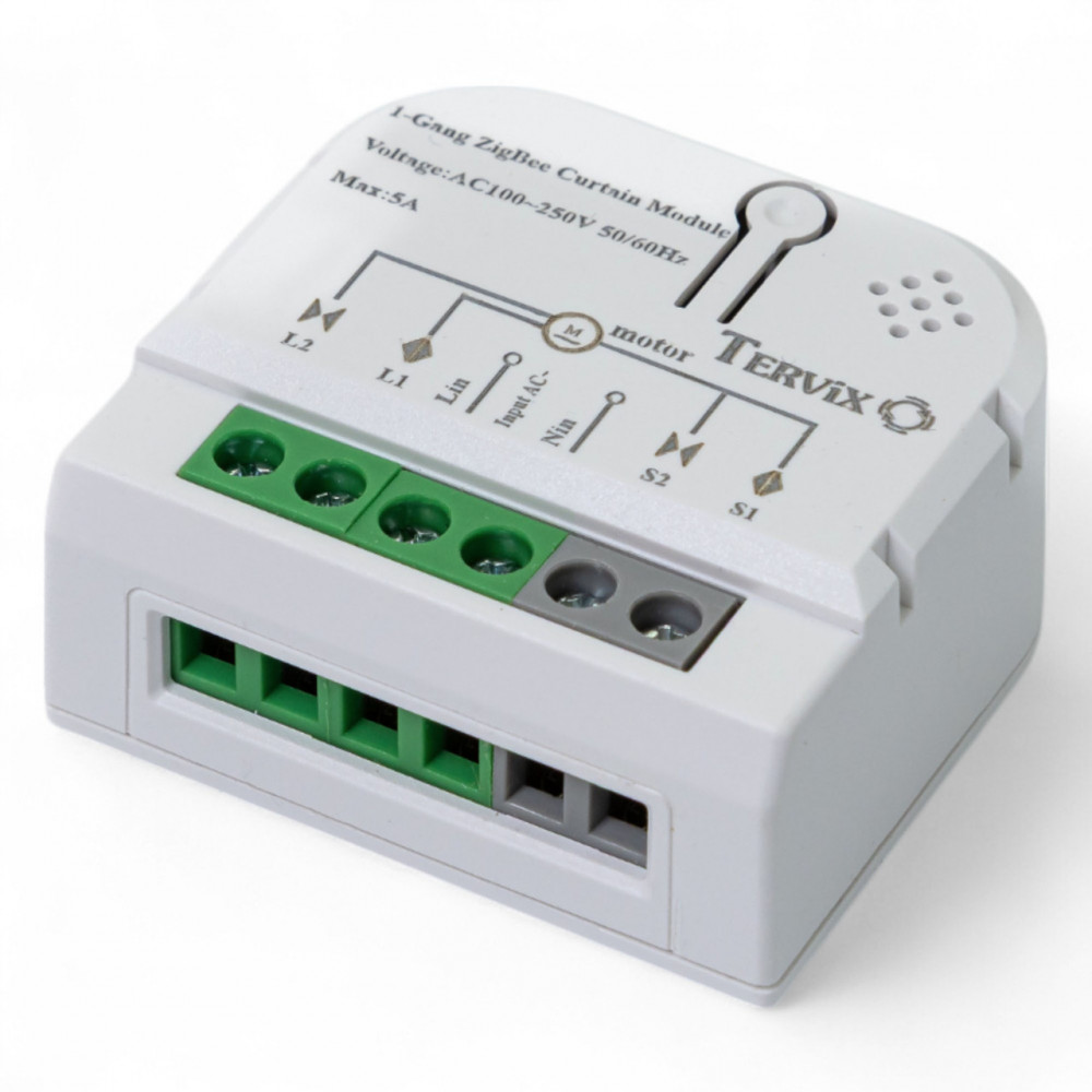437121 Розумний модуль для керував ролетами/карнизами Tervix ZigBee Roller Blind/Curtain Controller 437121